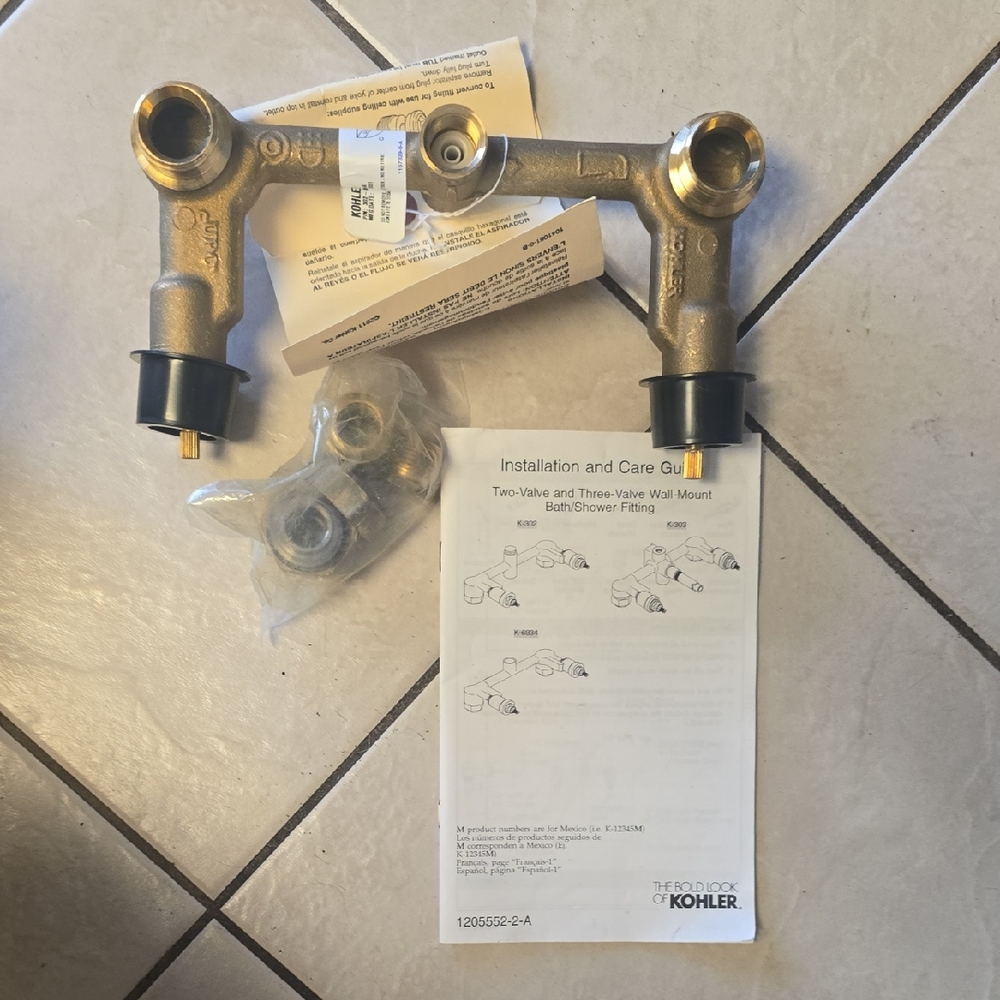 Kohler Wall Mount Bath Shower Fitting
